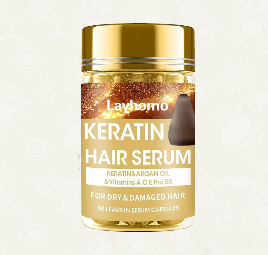 Serum de tratamiento capilar – Keratina + Aceite de Argan | 60 uds.