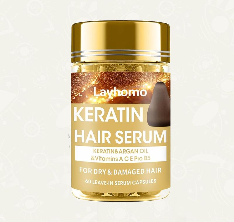 Serum de tratamiento capilar – Keratina + Aceite de Argan | 60 uds.