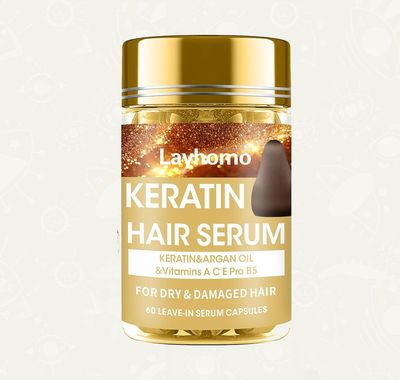 Serum de tratamiento capilar – Keratina + Aceite de Argan | 60 uds.