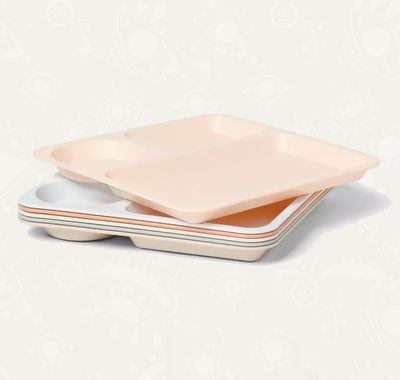 Set de 6 Platos Divididos de Plastico | Pillowfort
