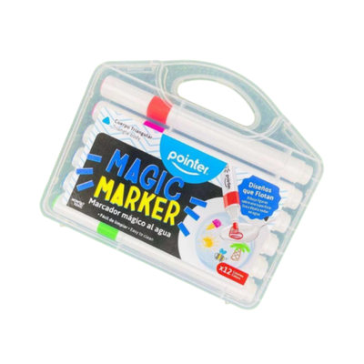 Marcadores  magicos al agua | Magic Marker | 12 unidades