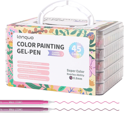 Set de 45 Lapiceros de Gel de Colores
