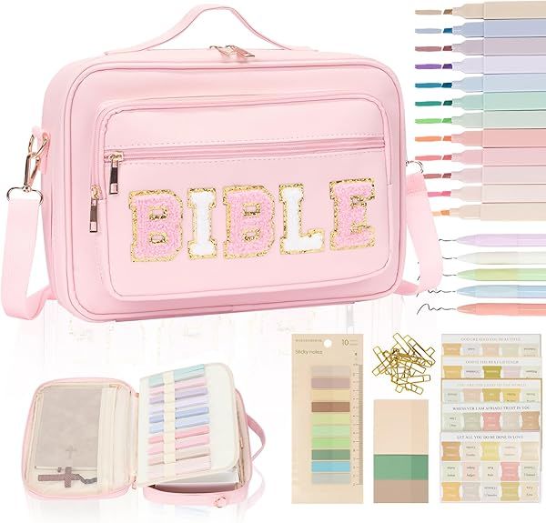 Bolsa para biblia rosada