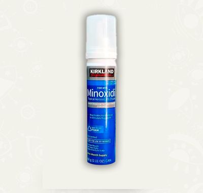 Kirkland Tratamiento de crecimiento del cabello y barba Minoxidil en espuma / EUA