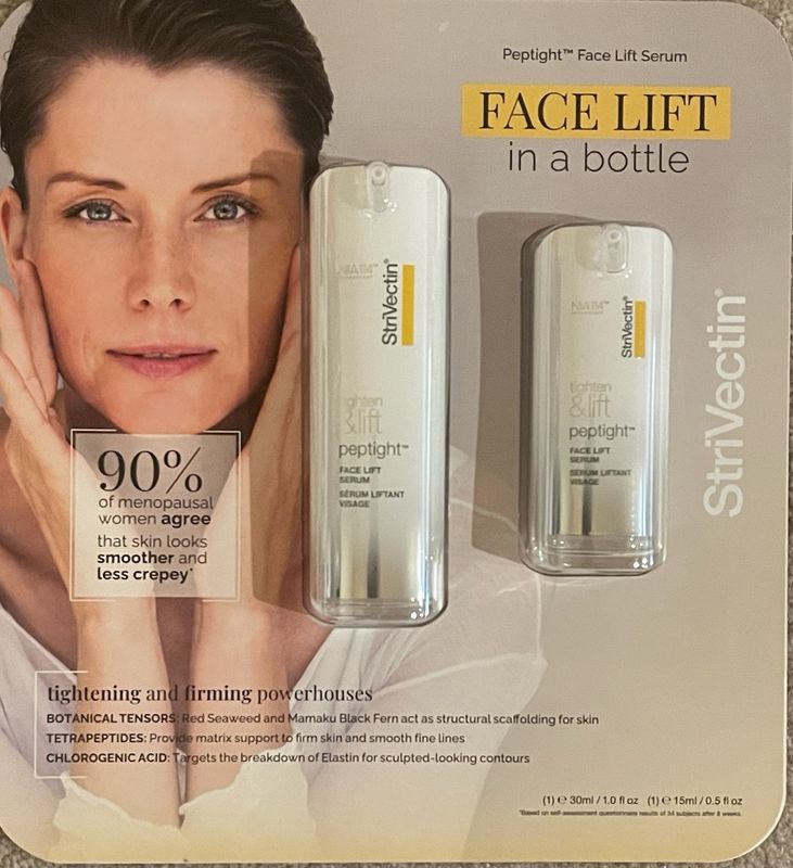 Suero reafirmante facial con peptidos StriVectin/ EUA