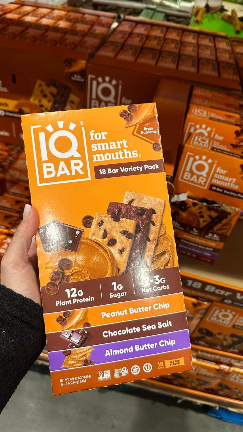 Barras de proteina IQ BAR | EUA