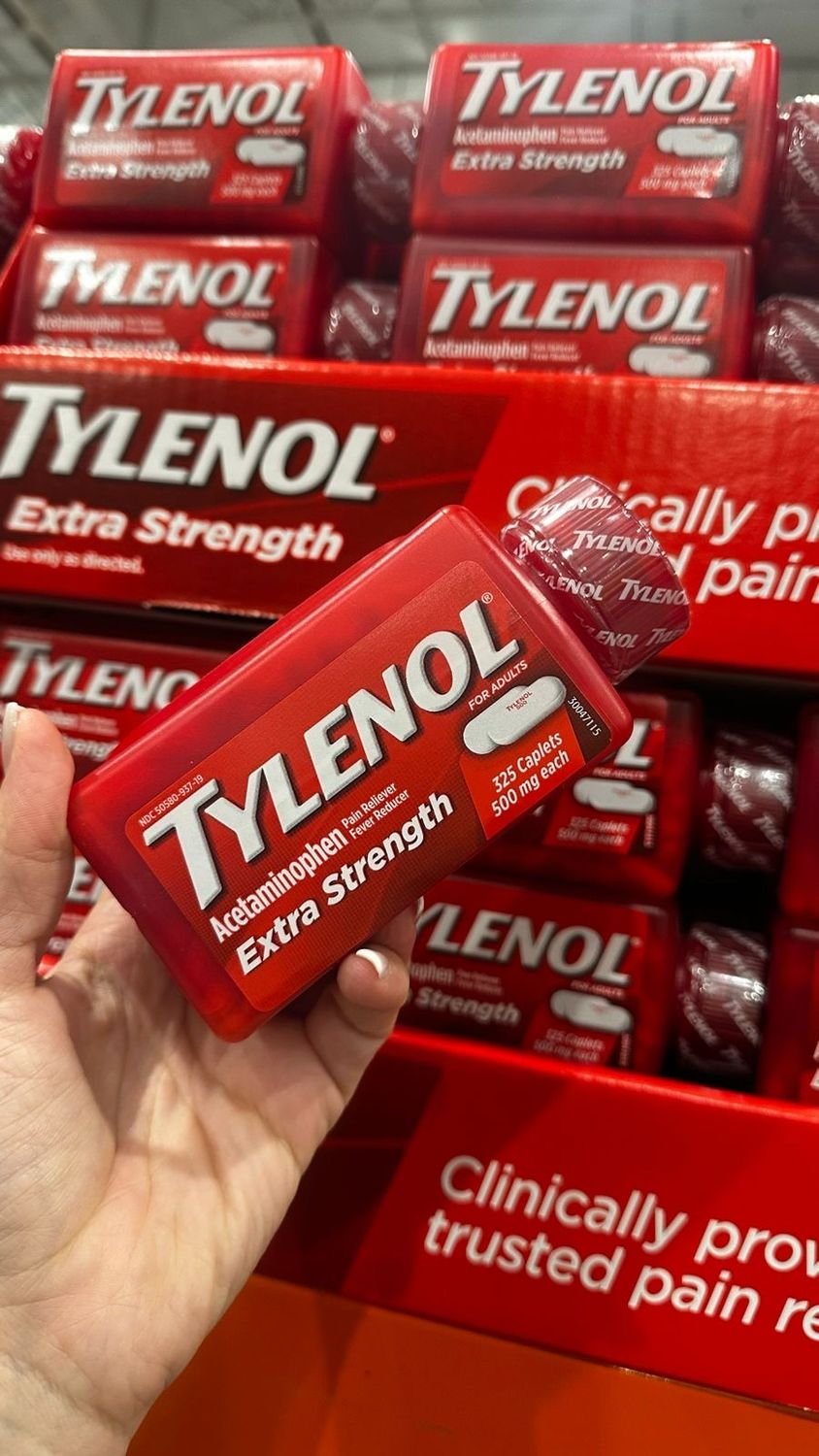 Tylenol acetamifofen extra fuerte | 325 capsulas | USA