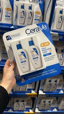 Crema hidratante con factor solar | pack 2 | Cerave | EUA