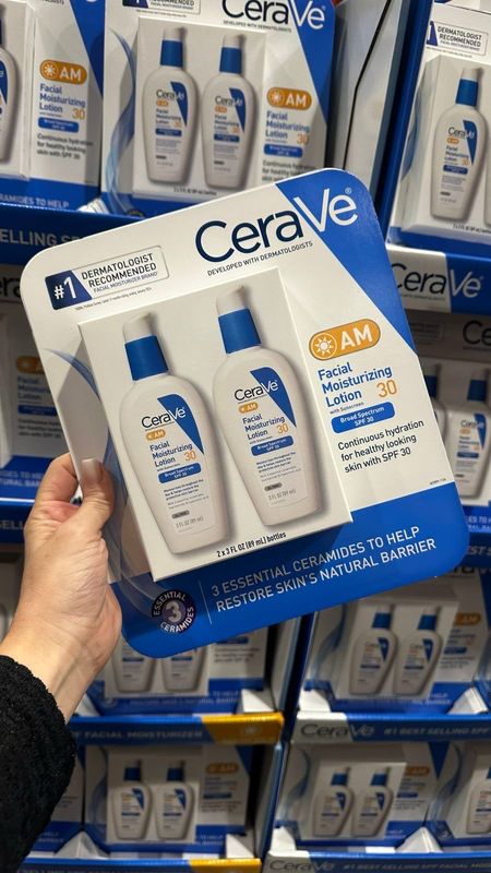 Crema hidratante con factor solar | pack 2 | Cerave | EUA