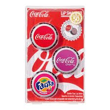 Set balsamos labial Coca cola  /EUA