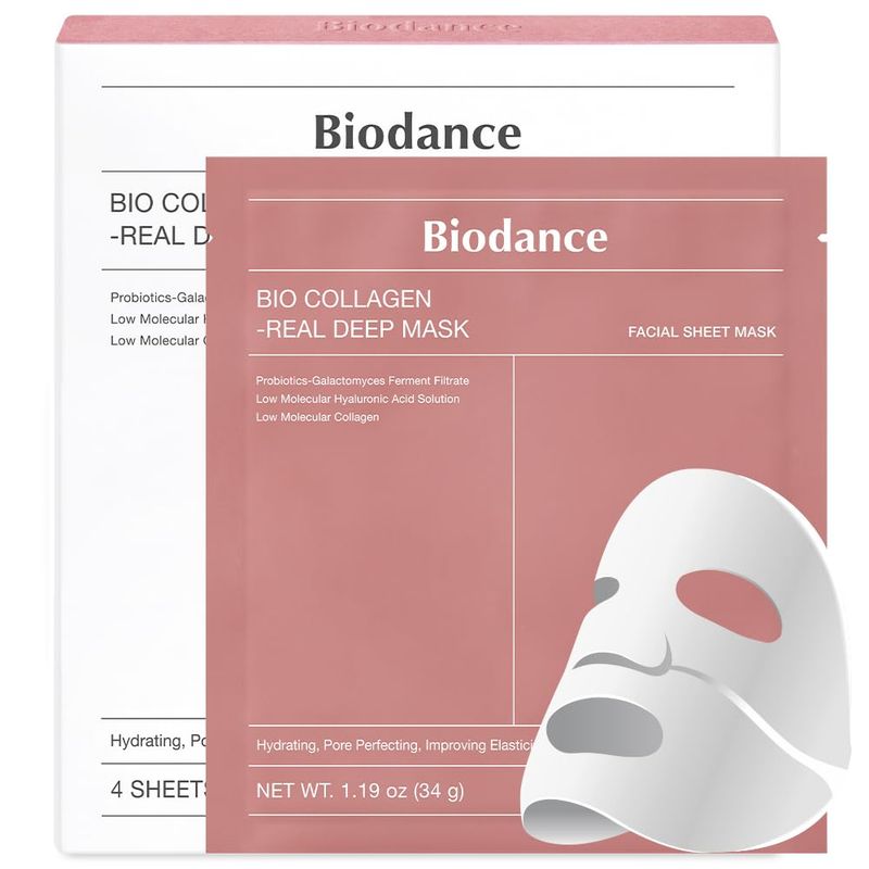 BIODANCE Mascarilla profunda real de bio-colageno unidad/ EUA