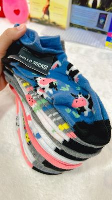 10 pares de calcetas - diseño animales de granja