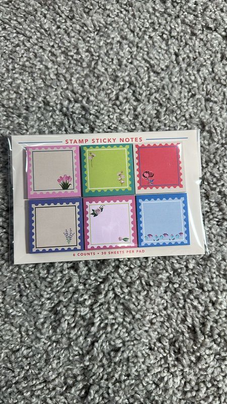 Notas adhesivas en forma de estampas/ EUA