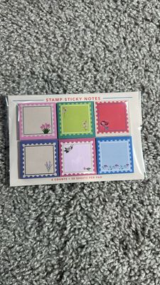 Notas adhesivas en forma de estampas/ EUA