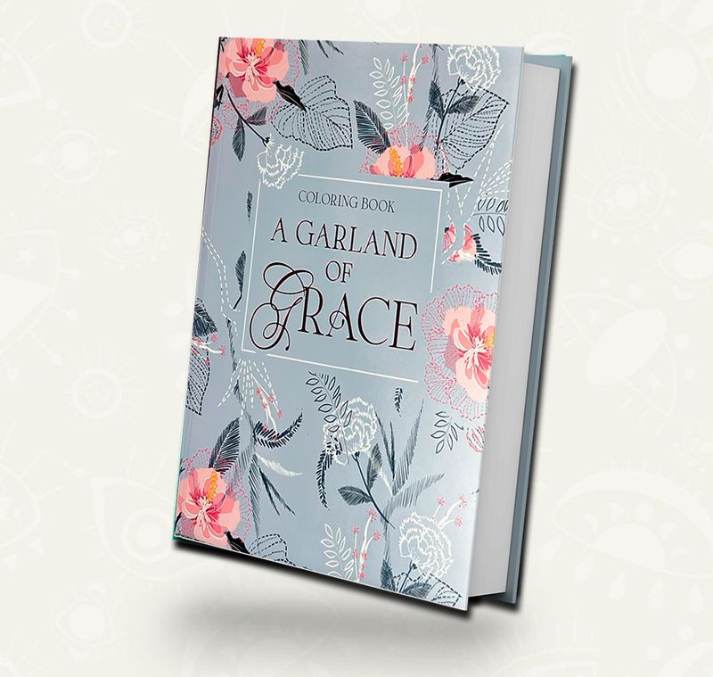 Libro para colorear A garland of grace/ EUA