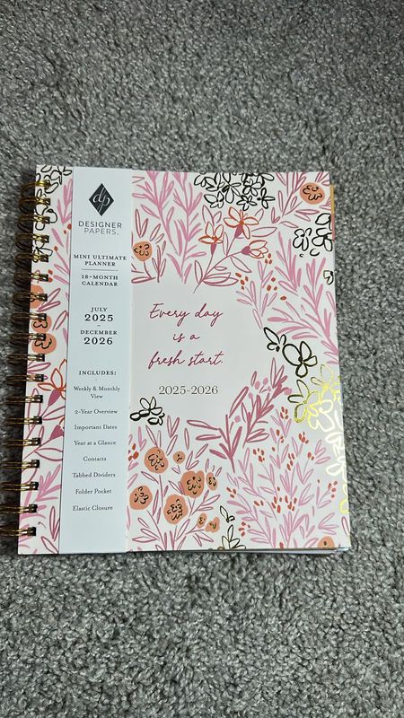 Planner Every day if a fresh start/ EUA