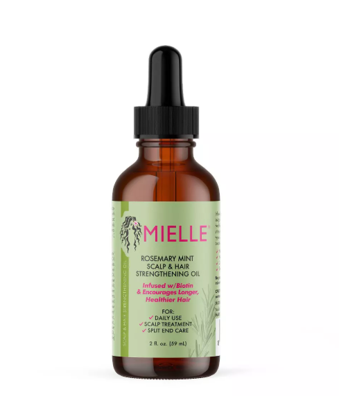 Aceite Mielle Organics de romero y menta para el cuero cabelludo /EUA