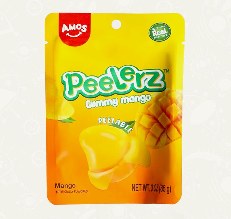 Peelerz – Gomitas pelables - Mango |  3 oz