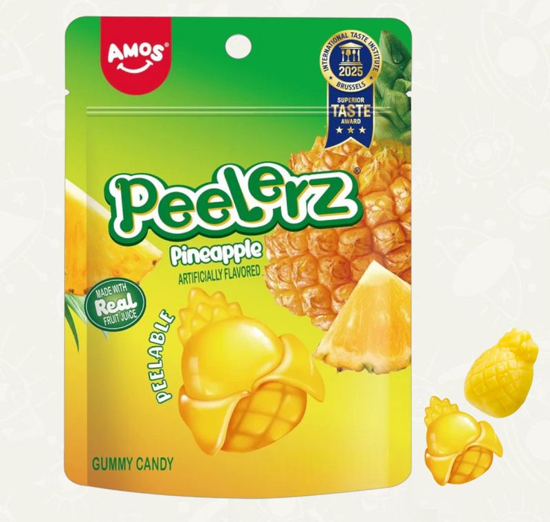 Peelerz – Gomitas pelables - Piña |  3 oz