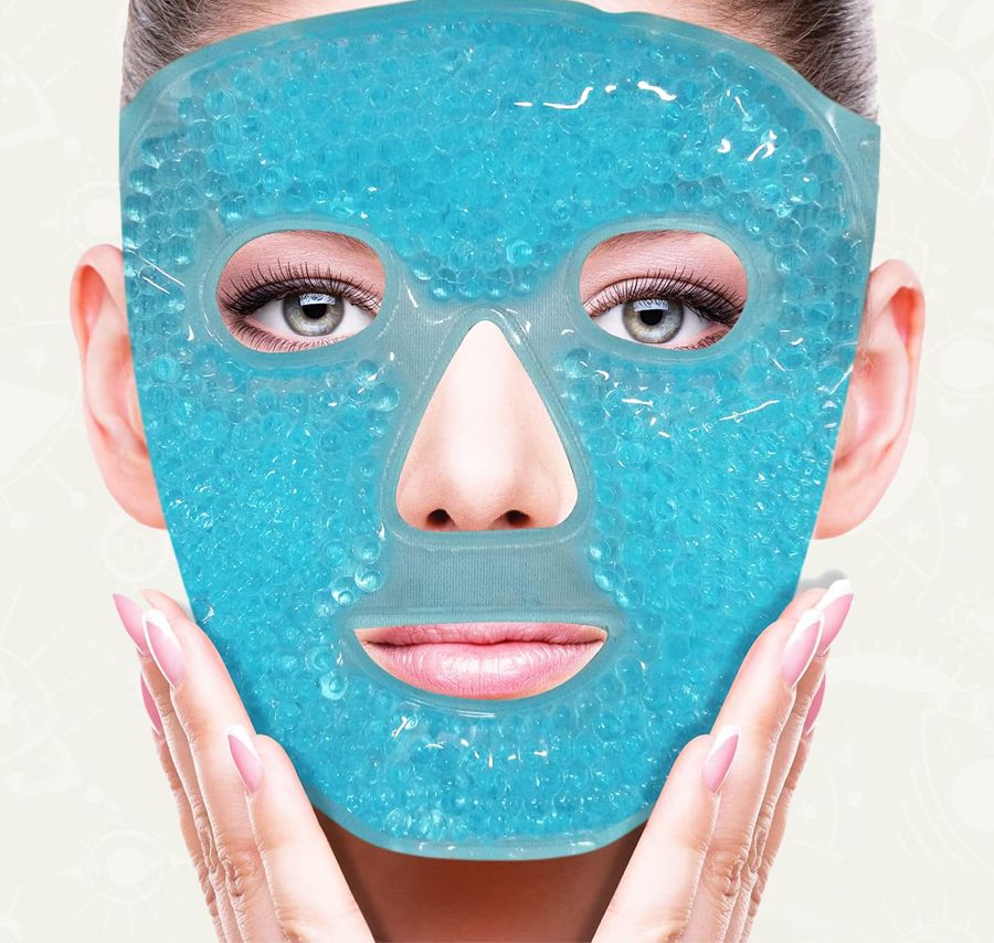 Mascarilla Facial de Gel - Terapia Frio y Calor