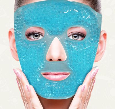 Mascarilla Facial de Gel - Terapia Frio y Calor