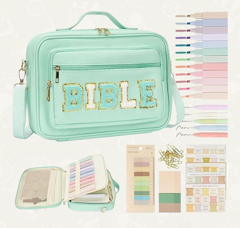 Bolsa para biblia celeste