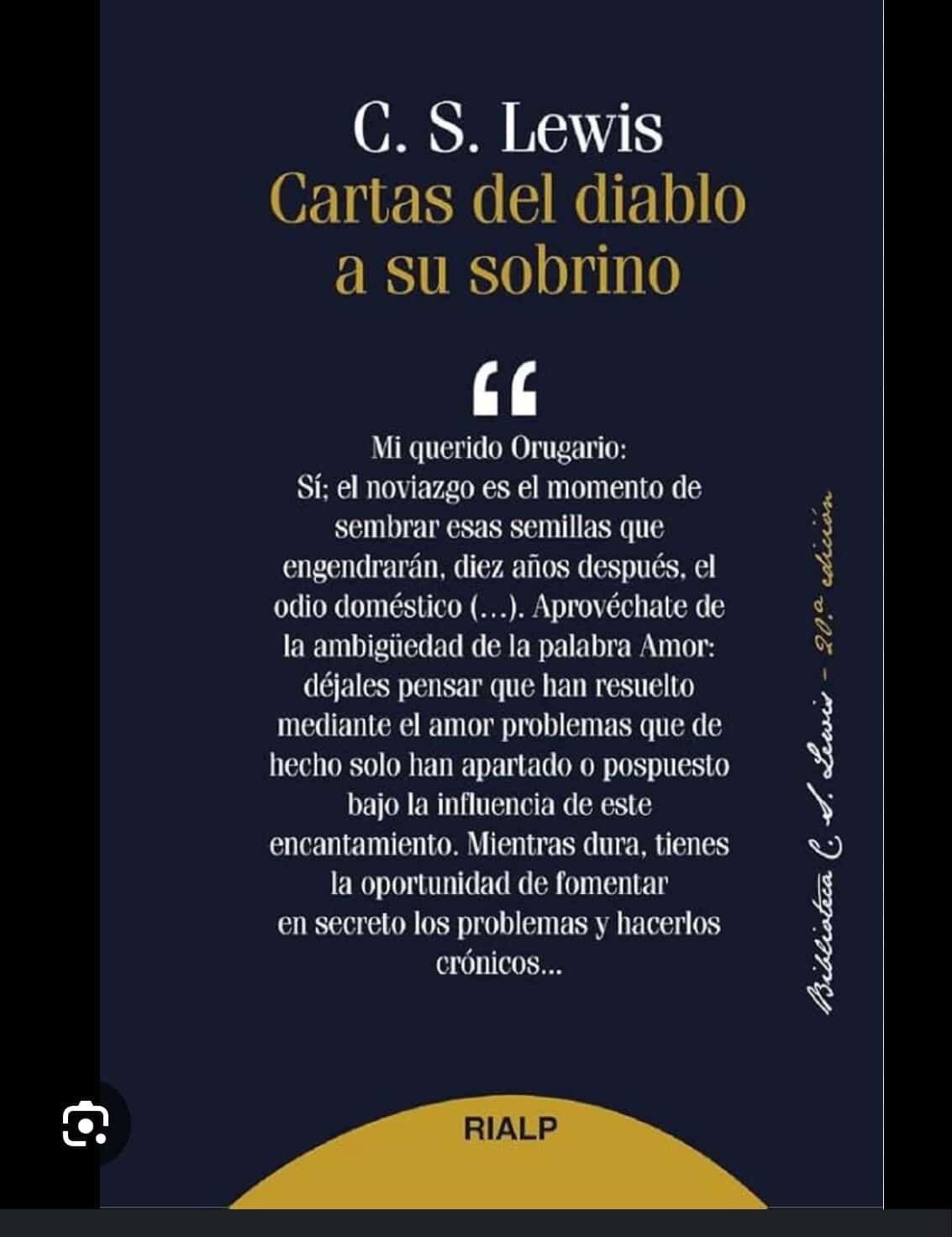 Cartas del diablo a su sobrino | Pedido especial España