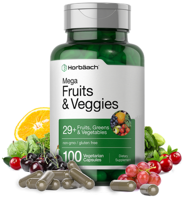 Capsulas Frutas y Verduras - Horbaach | Suplemento