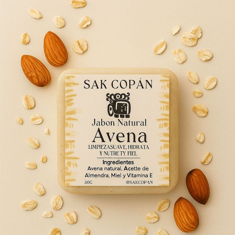 Jabon natural - Avena / 50 G