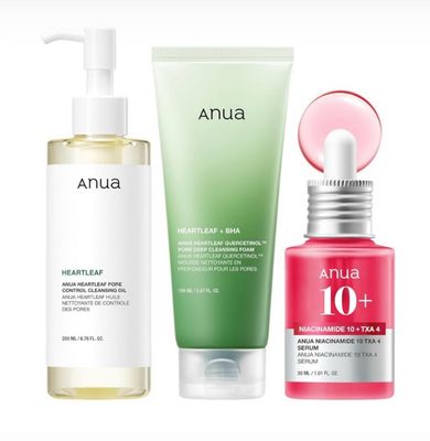 Kit facial - Suero | Limpiador | Lavado | Anua - Top