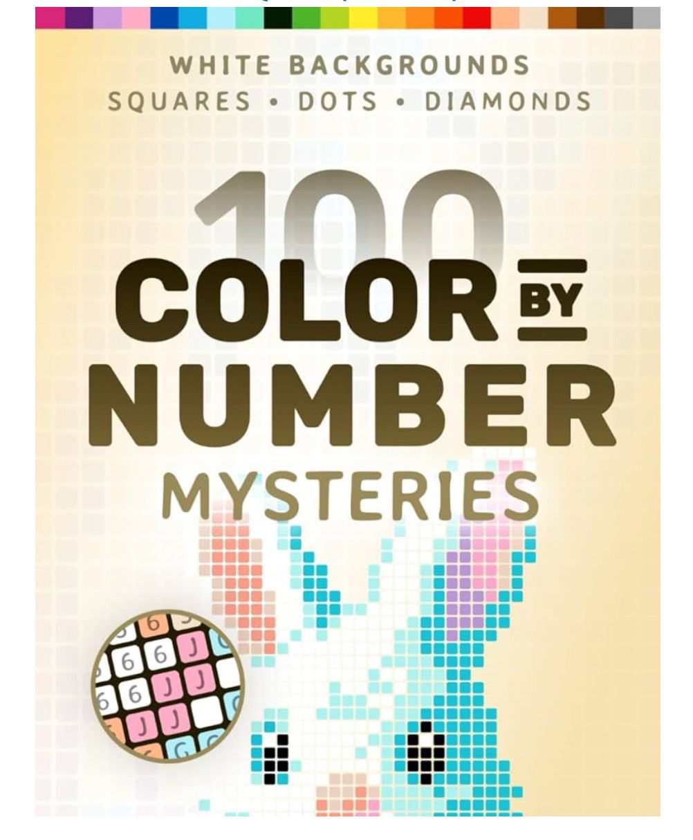 Libro de colorear Mystery | 100 dibujos misteriosos | Color by number