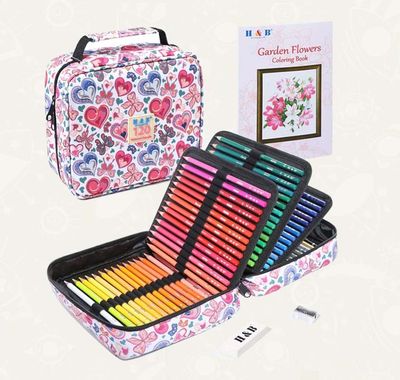 Estuche de 120 crayones | H & B
