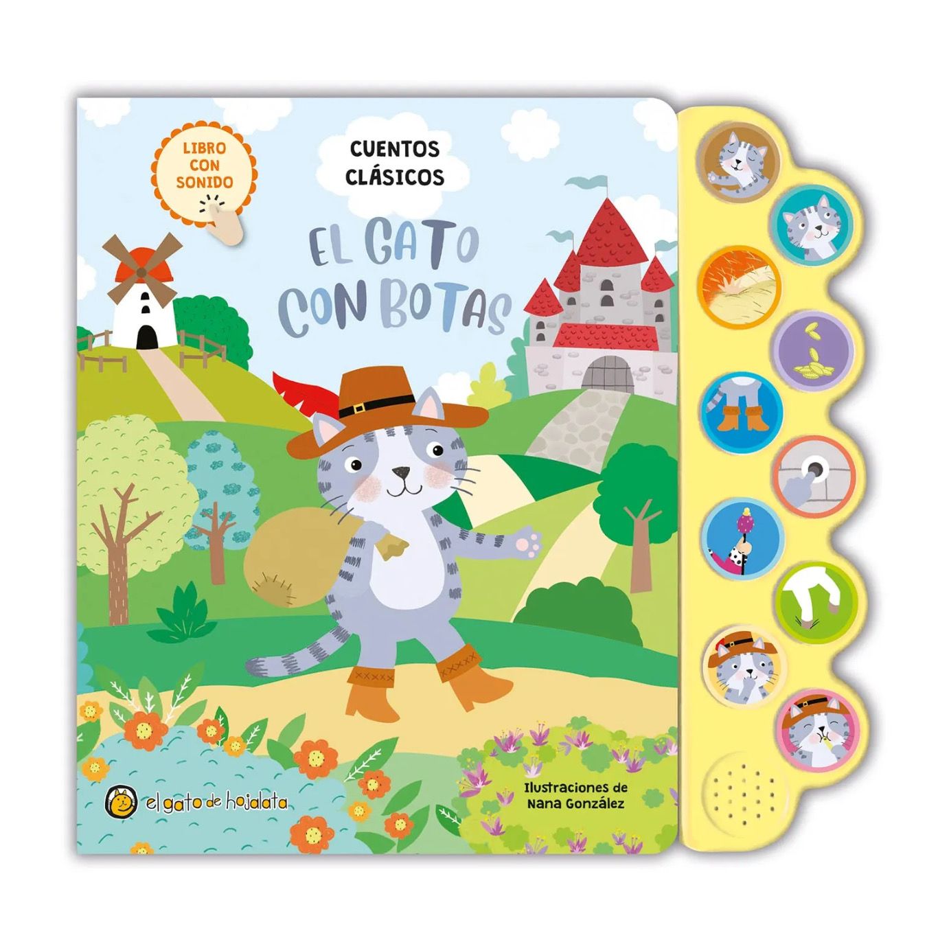 El gato con botas - Libro con sonido - cuentos clasicos