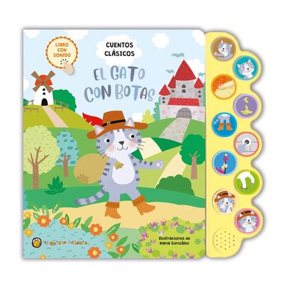 El gato con botas - Libro con sonido - cuentos clasicos