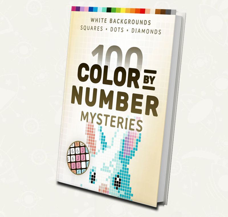 Libro de colorear Mystery | 100 dibujos misteriosos | Color by number