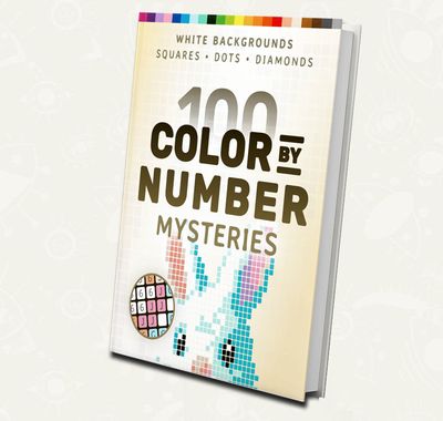 Libro de colorear Mystery | 100 dibujos misteriosos | Color by number