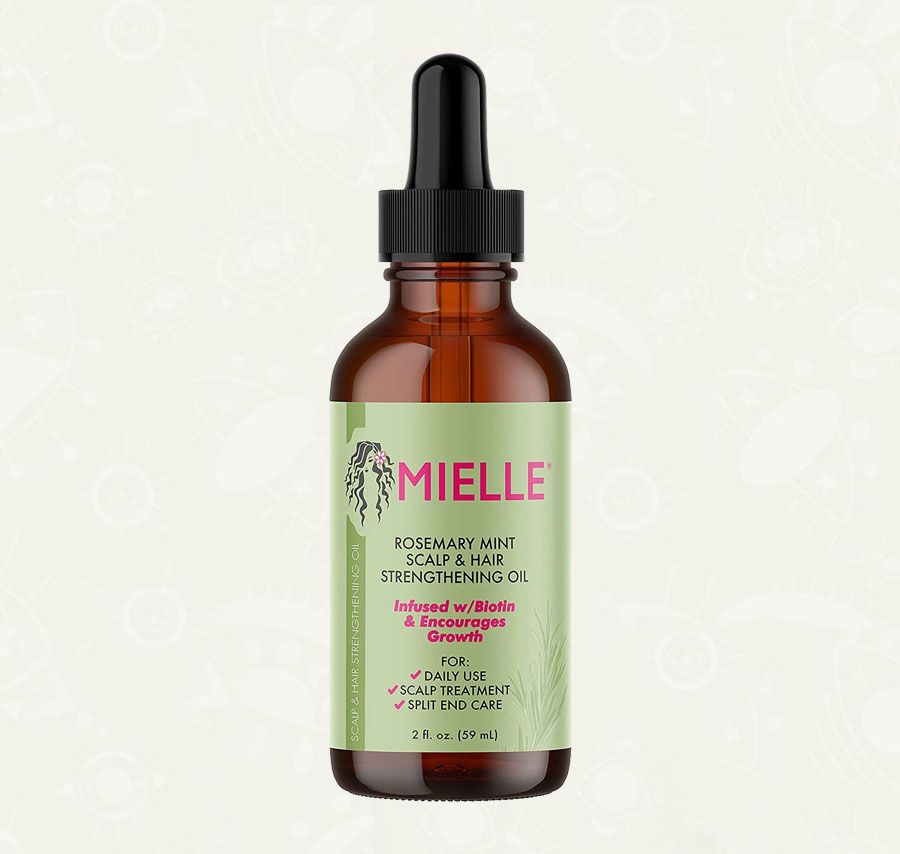 Aceite para fortalecer el cuero cabelludo  con romero, menta y biotina | Mielle