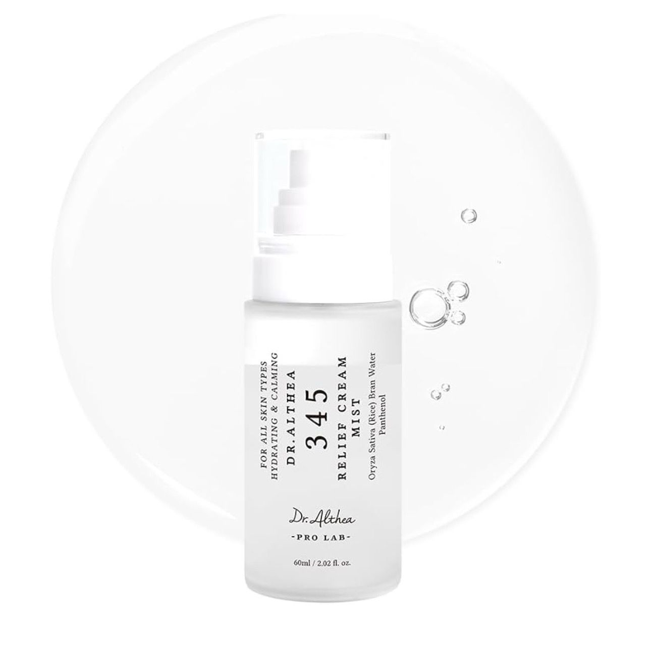 345 Crema Calmante Bruma  2.02 onz- Dr Althea para acne, manchas, rojez, textura y pieles sensibles - top - mist