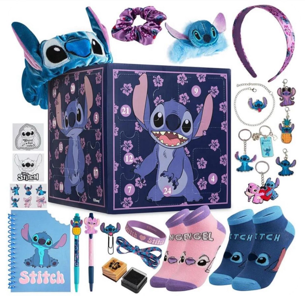 Calendario de adviento de stitch