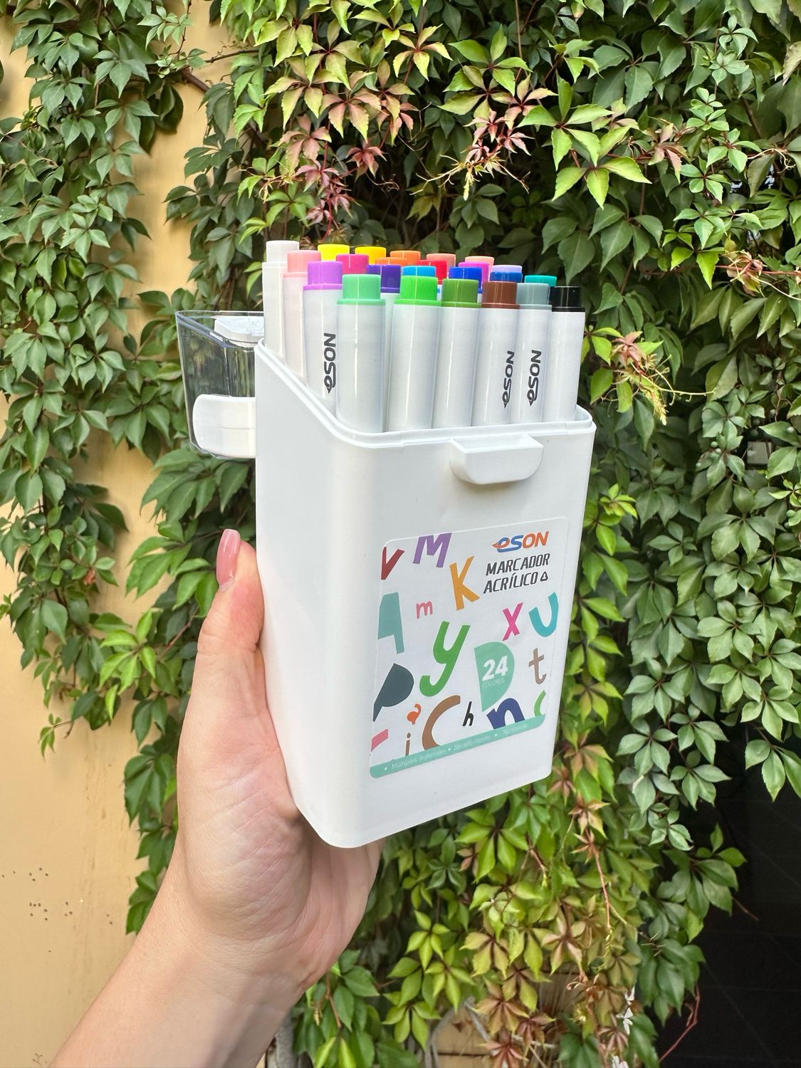 Marcadores acrílicos punta fina - 24 unidades