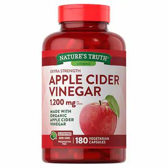 Capsulas de Vinagre de Manzana - Nature's Truth | 1200 mg | 180 capsulas / EUA