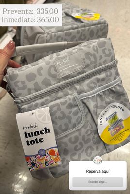 Lonchera gris con recipientes / EUA