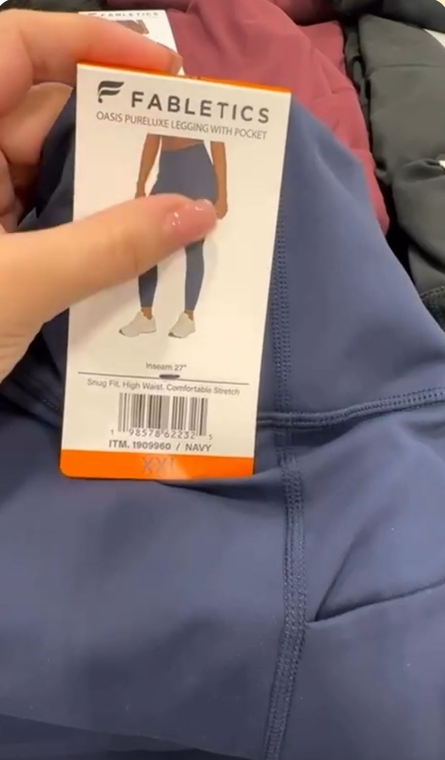 Licra color azul | Talla L | Fabletics | USA