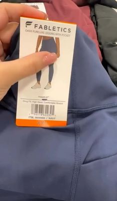Licra color azul | Talla L | Fabletics | USA