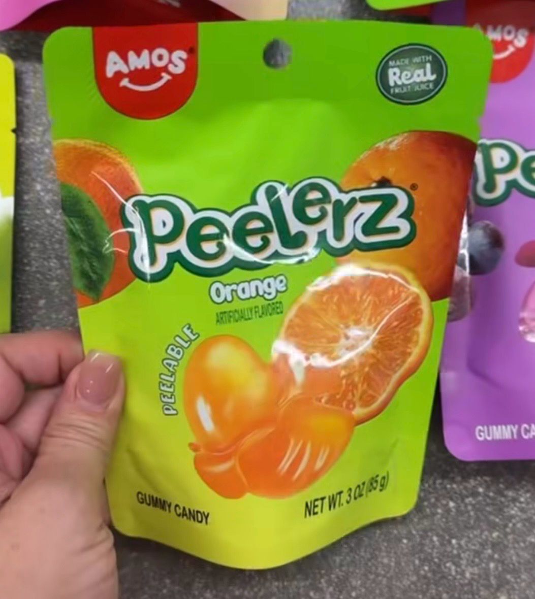 Peelerz – Gomitas pelables - Naranja | 3oz | EUA