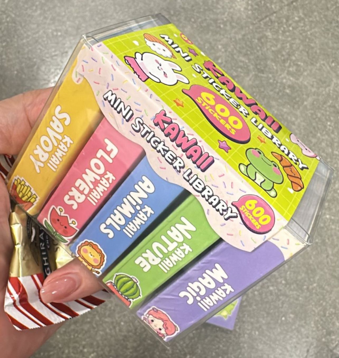 Mini libritos de stickers Kawai | EUA