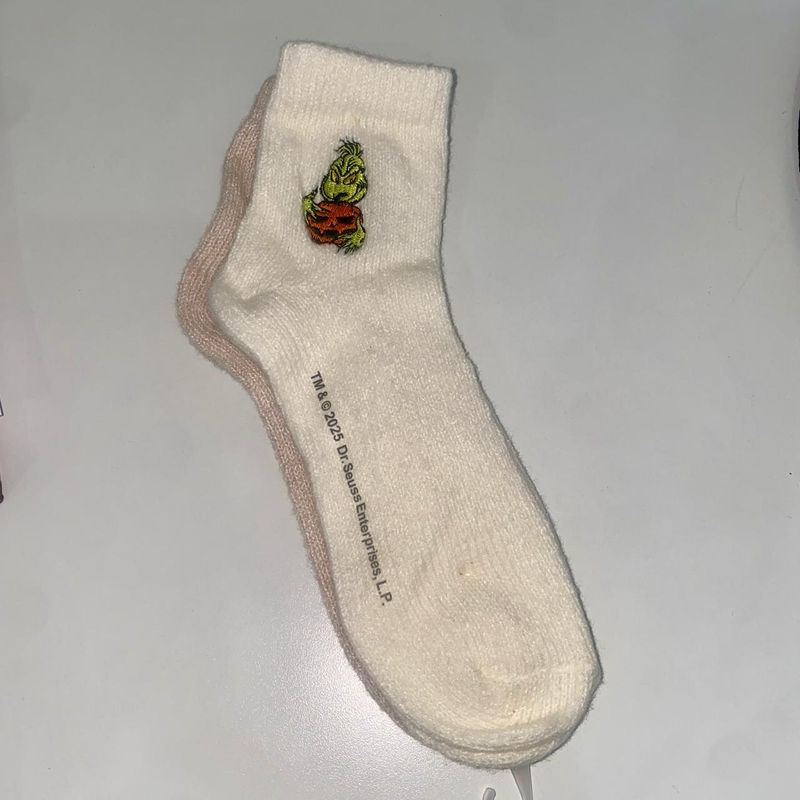 Calcetas Grinch Calabaza - Paquete de 2 pares