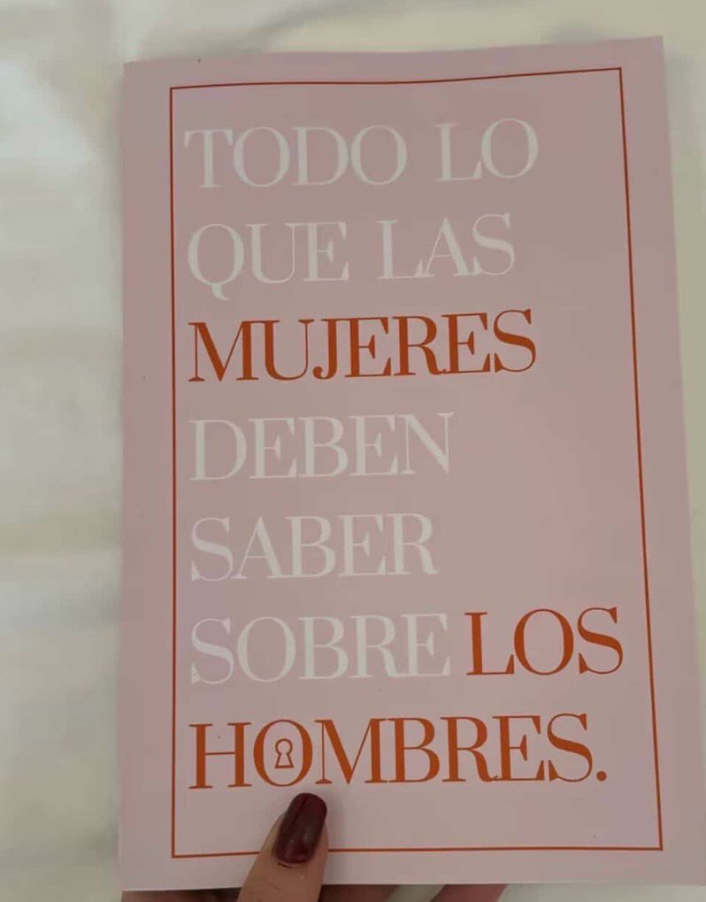 Todo lo que las mujeres deben saber sobre los hombres | pedido especial | EUA