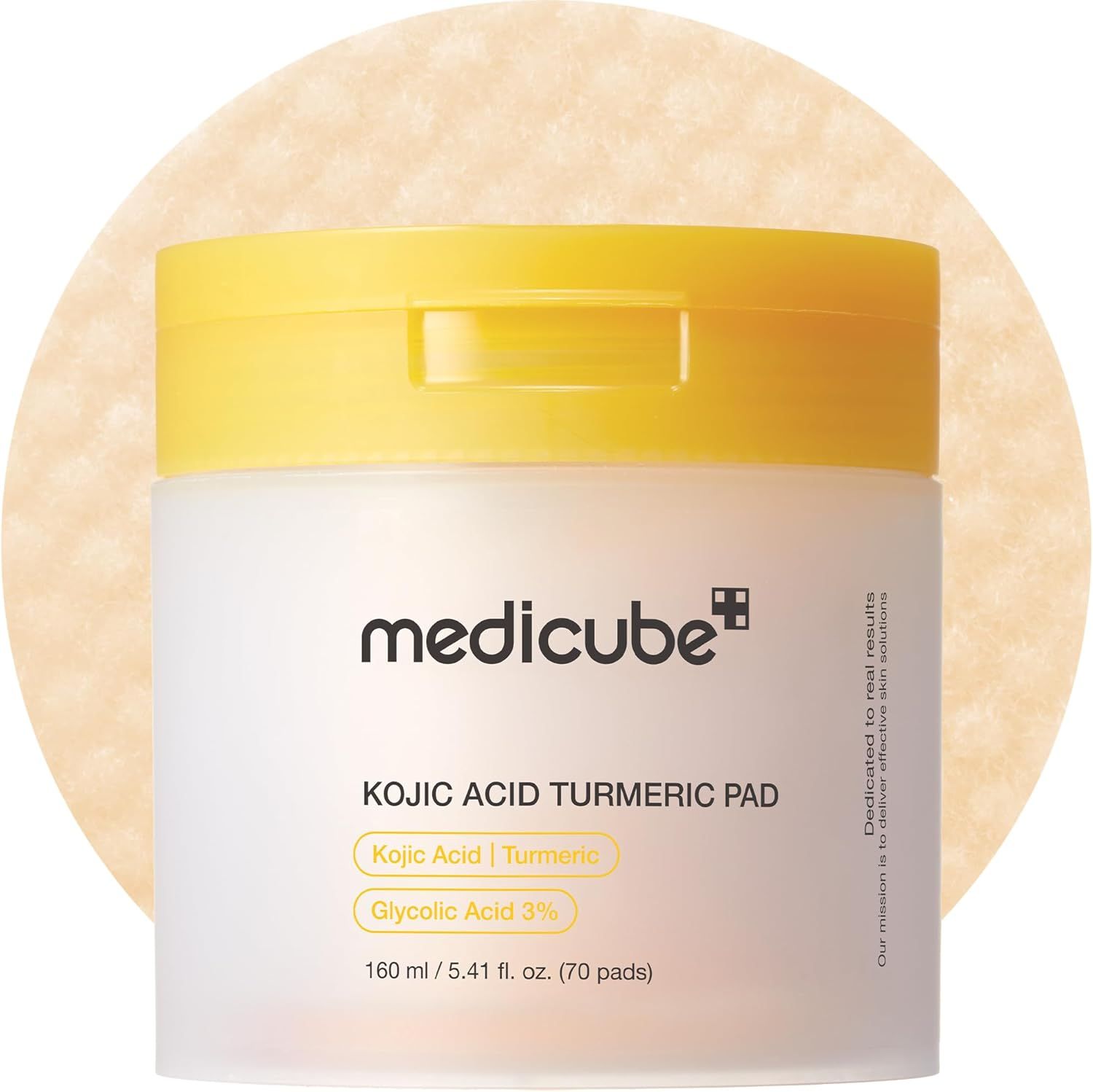 Pads aclarantes con Acido Kojico y Curcuma | 70 unidades | Medicube | top