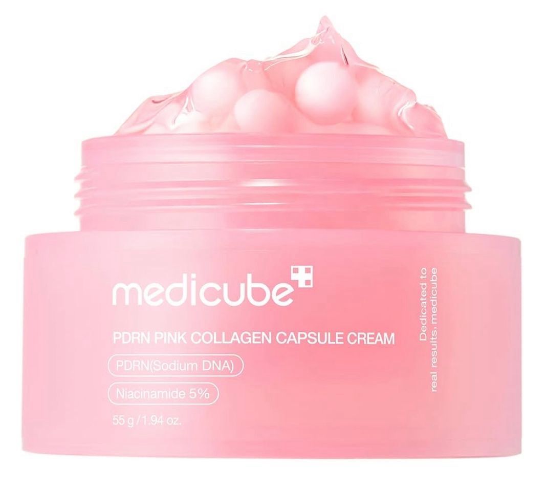 PDRN CREMA DE COLÁGENO ROSA EN CÁPSULAS | Niacinamida | medicube